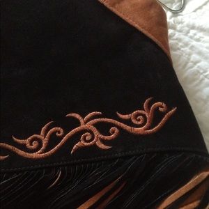 Suede/leather fringed blazer/jacket brand new